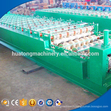 Factory direct sell roof sheet double layer rolling machine